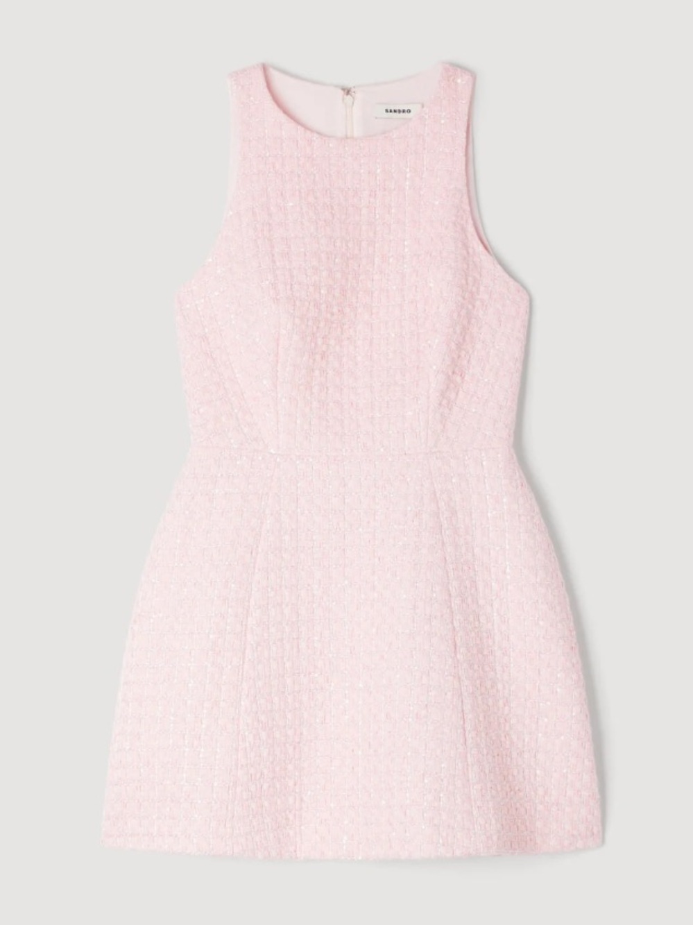 NWT Sandro Sequin Tweed Short Dress